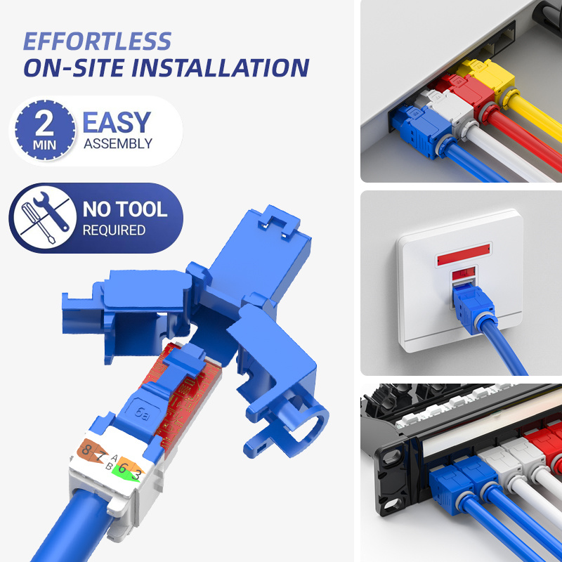 UTP toolless modular plug