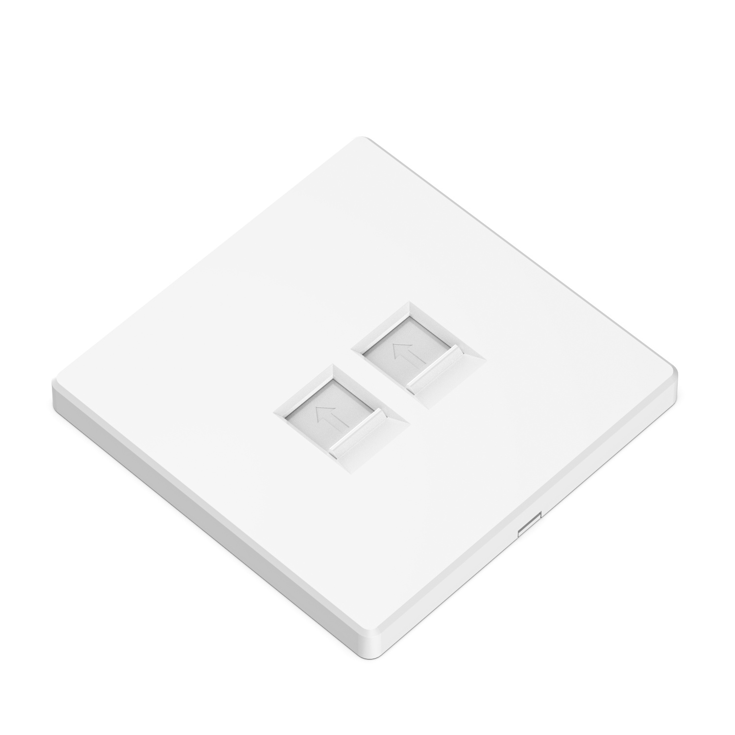 86 Type Single Port Faceplate, Flat Surface 86 Type Single Port Faceplate, Flat Surface