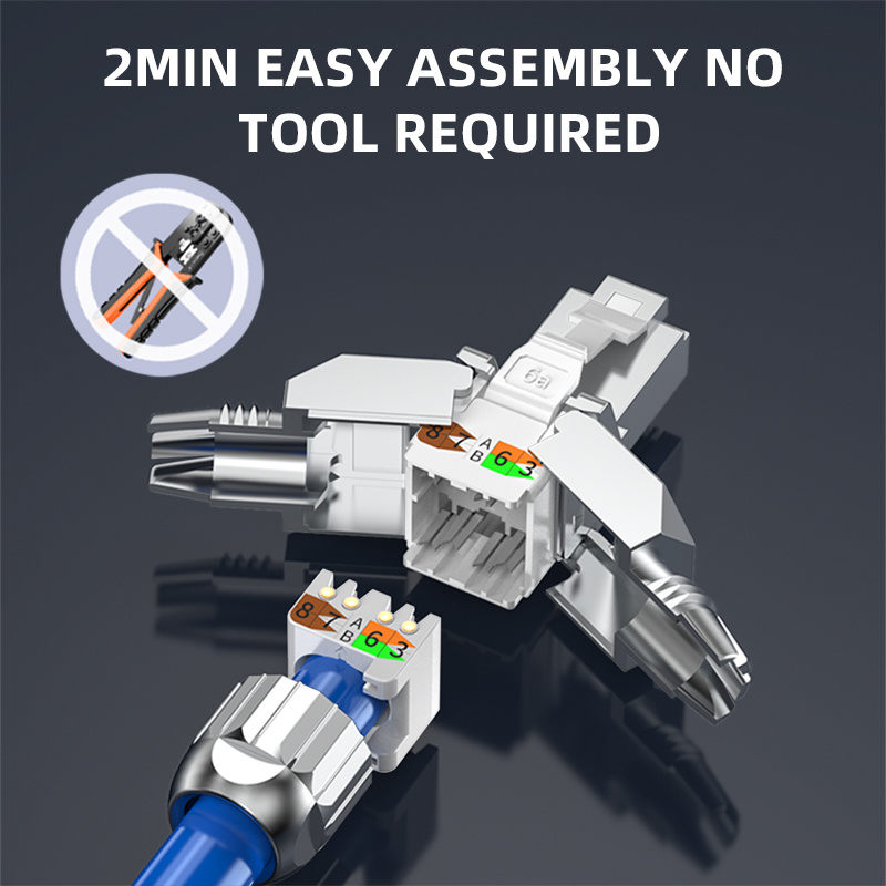 FTP toolless modular plug screw cap FTP toolless modular plug screw cap