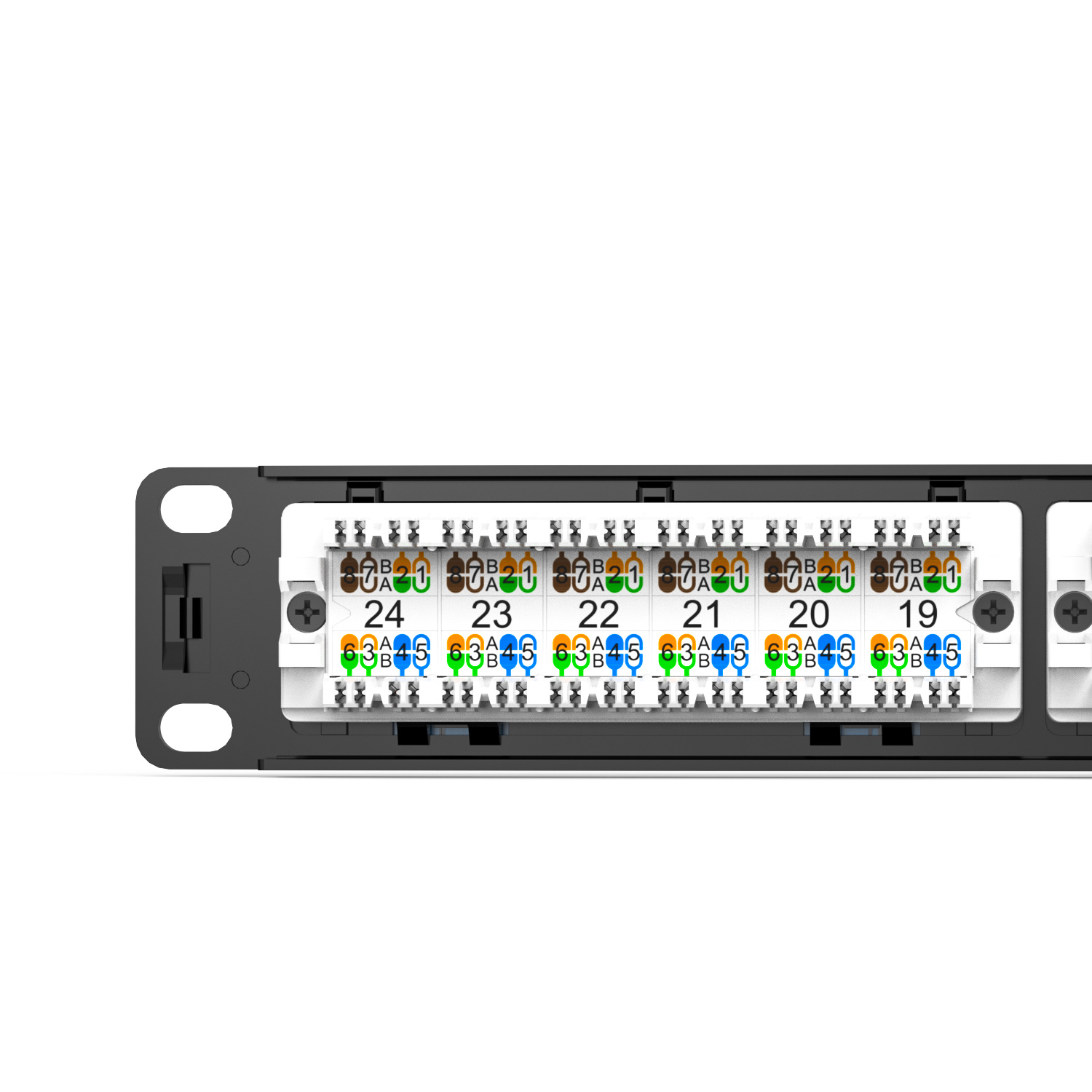 UTP patch panel 24 port  removable