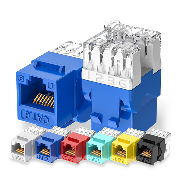 Terminating cat6 keystone jack