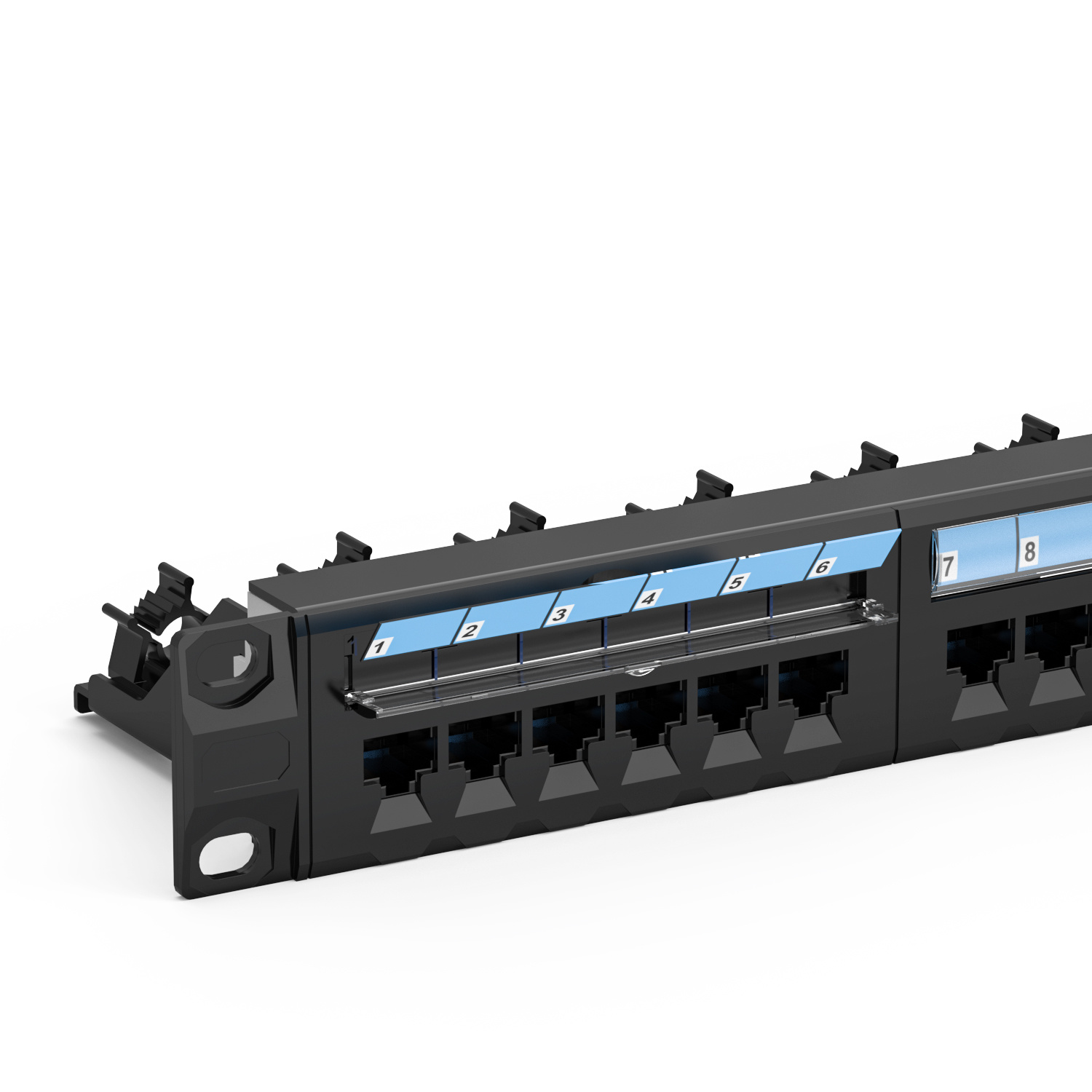 Cat.5e UTP patch panel 1U 24 port Cat.5e UTP patch panel 1U 24 port