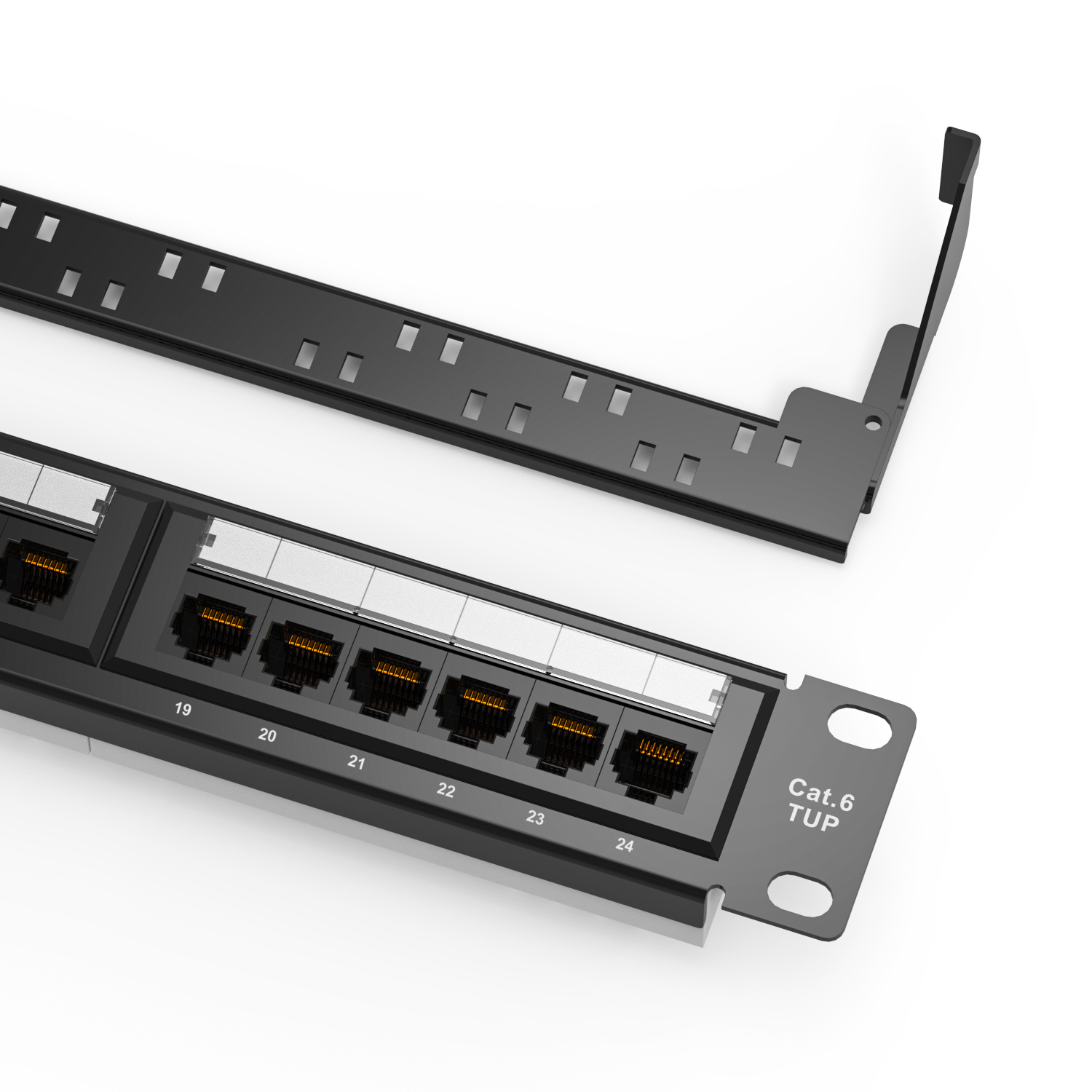 UTP patch panel 1U 24 port UTP patch panel 1U 24 port