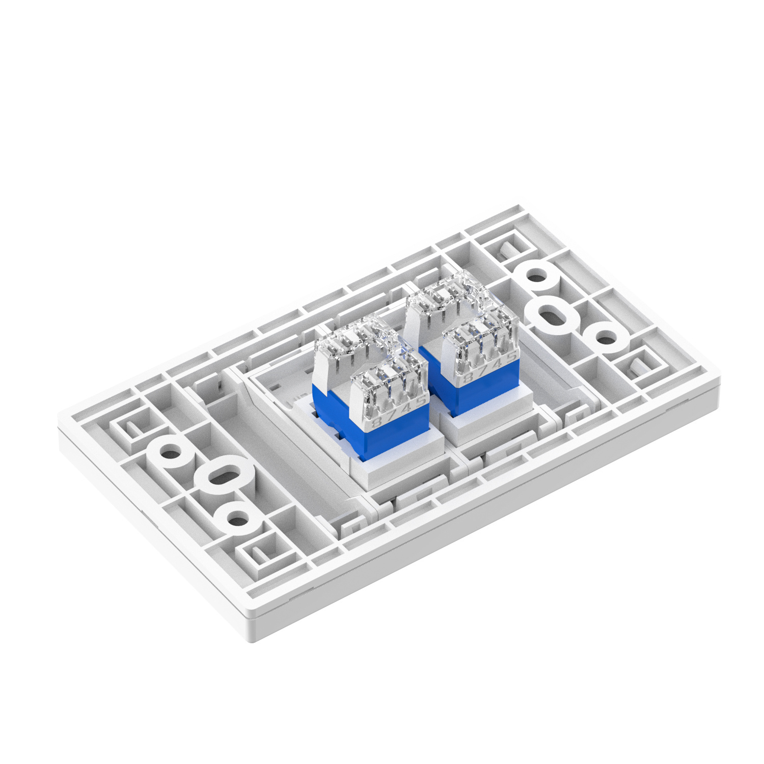 Faceplate 120 type ,1 port removable Faceplate 120 type ,1 port removable