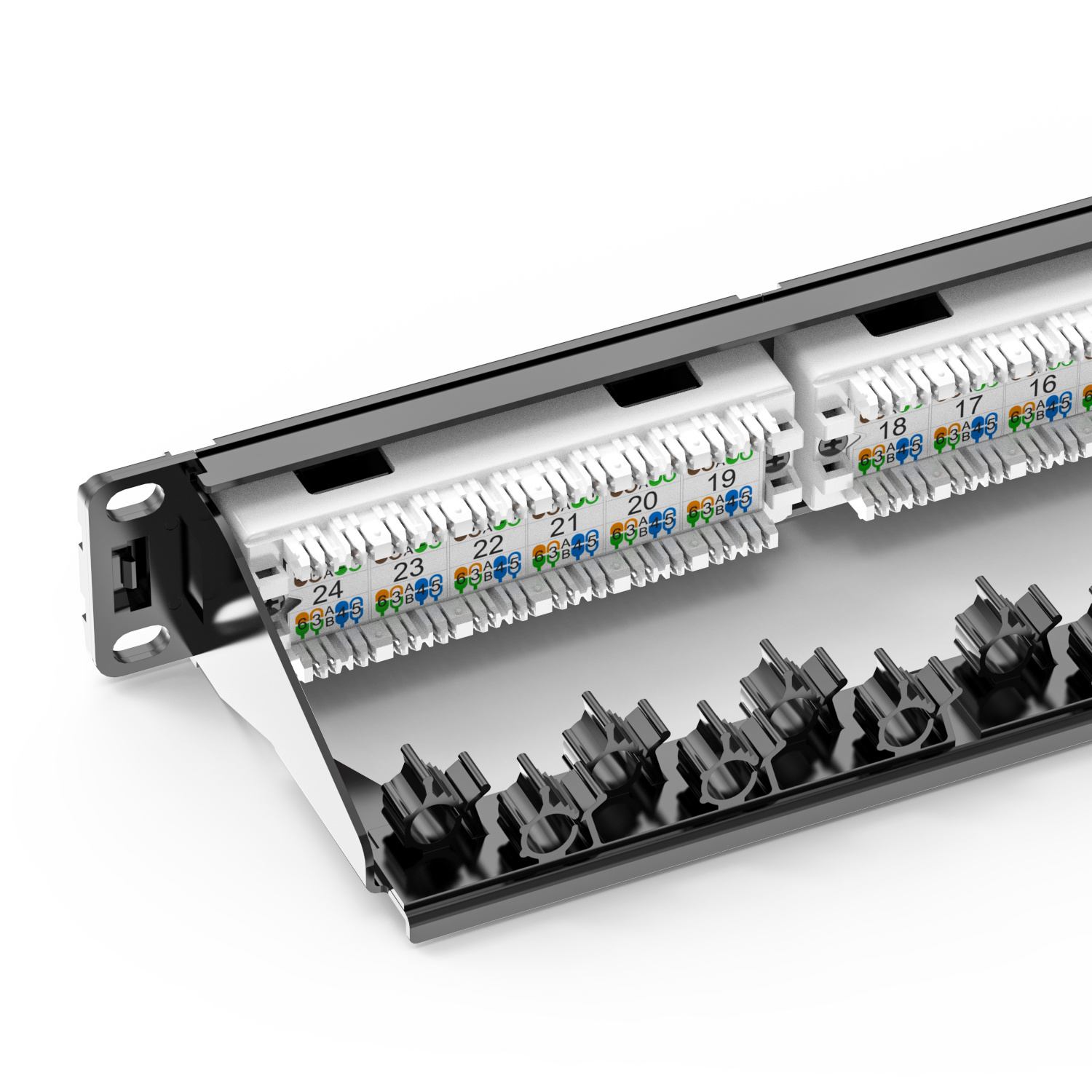 UTP patch panel 24 port  removable