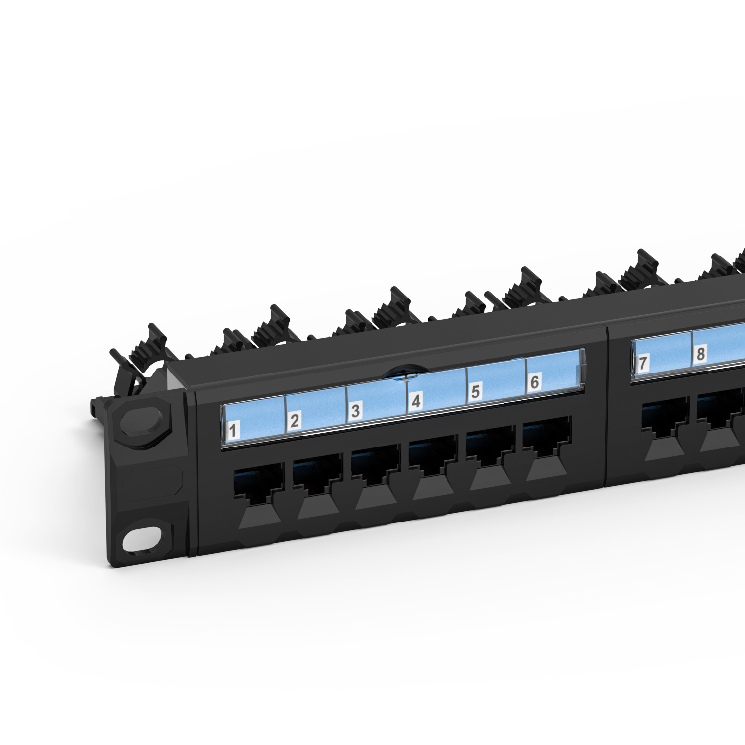 Cat.5e UTP patch panel 1U 24 port Cat.5e UTP patch panel 1U 24 port