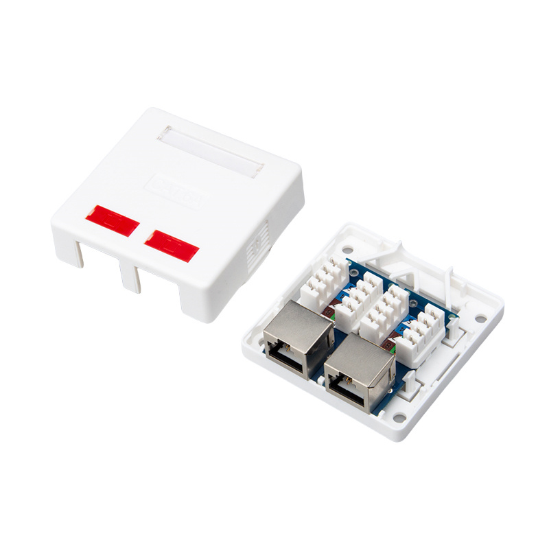 Mounting box 1 port Cat.5e FTP