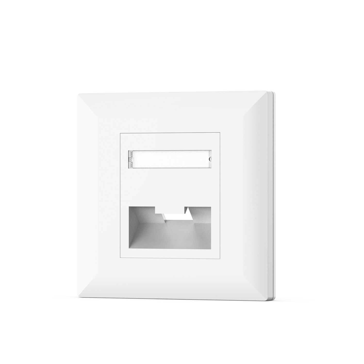 Placa frontal simplex de fibra de 86 tamaños