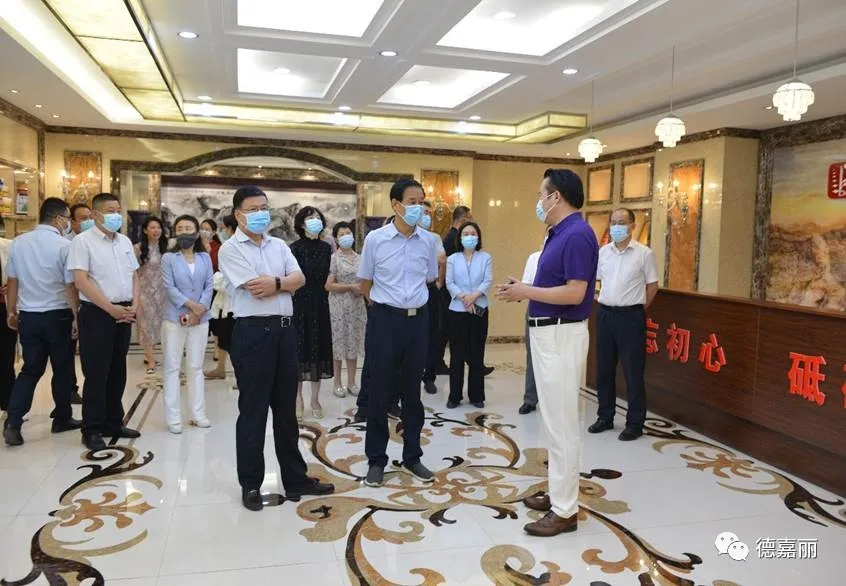 The Zhengzhou Municipal People's Congress "Evaluation Group on the Role of Overseas Chinese in Promoting the 'Belt and Road' Initiative" conducted research and inspection at DeJiaLi Group.