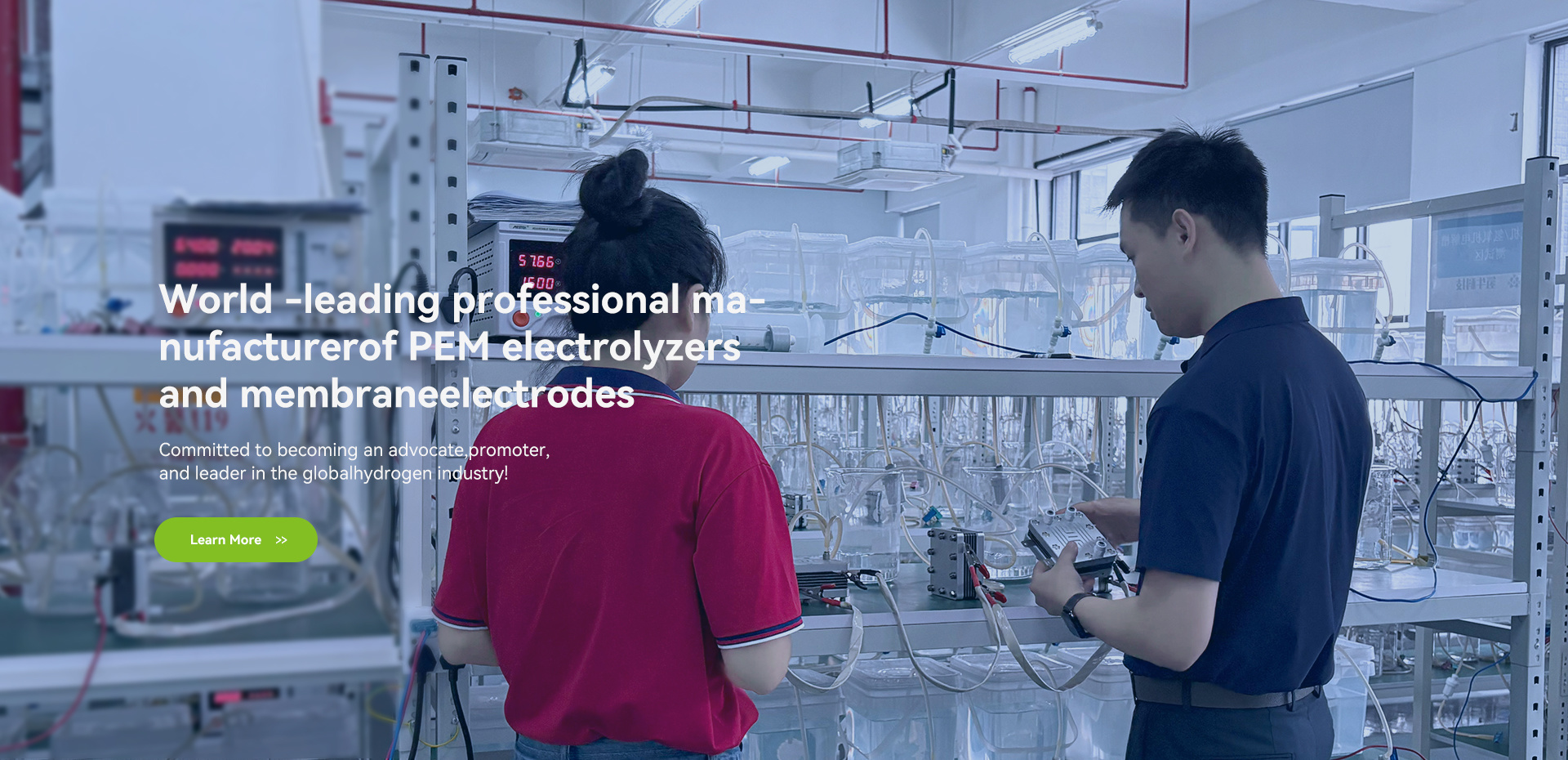 Professional manufacturer of PEM electrolysis cells and membrane electrodes