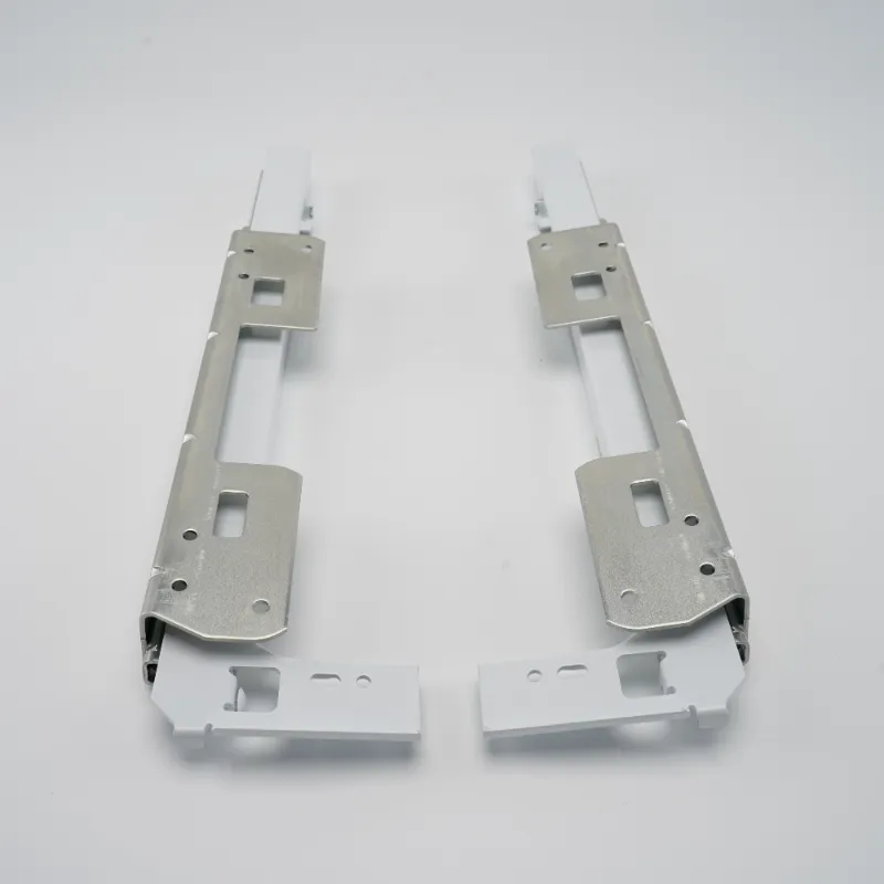 Cabinet Slide Guide Rails CNC Machining Aluminum Connector Bending