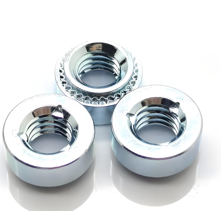 Dot riveting nut