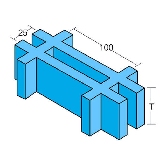 25×100pane