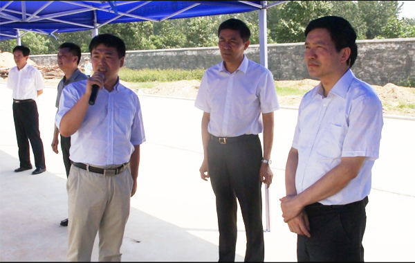 商丘市市委書記魏小東一行蒞臨帝益生態(tài)寧陵子公司參觀指導(dǎo)