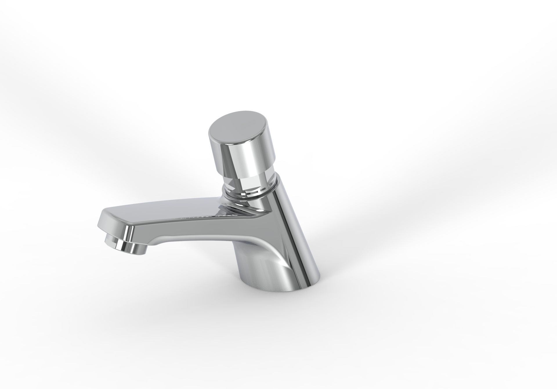 Solid Brass Basin Timing Tap W037