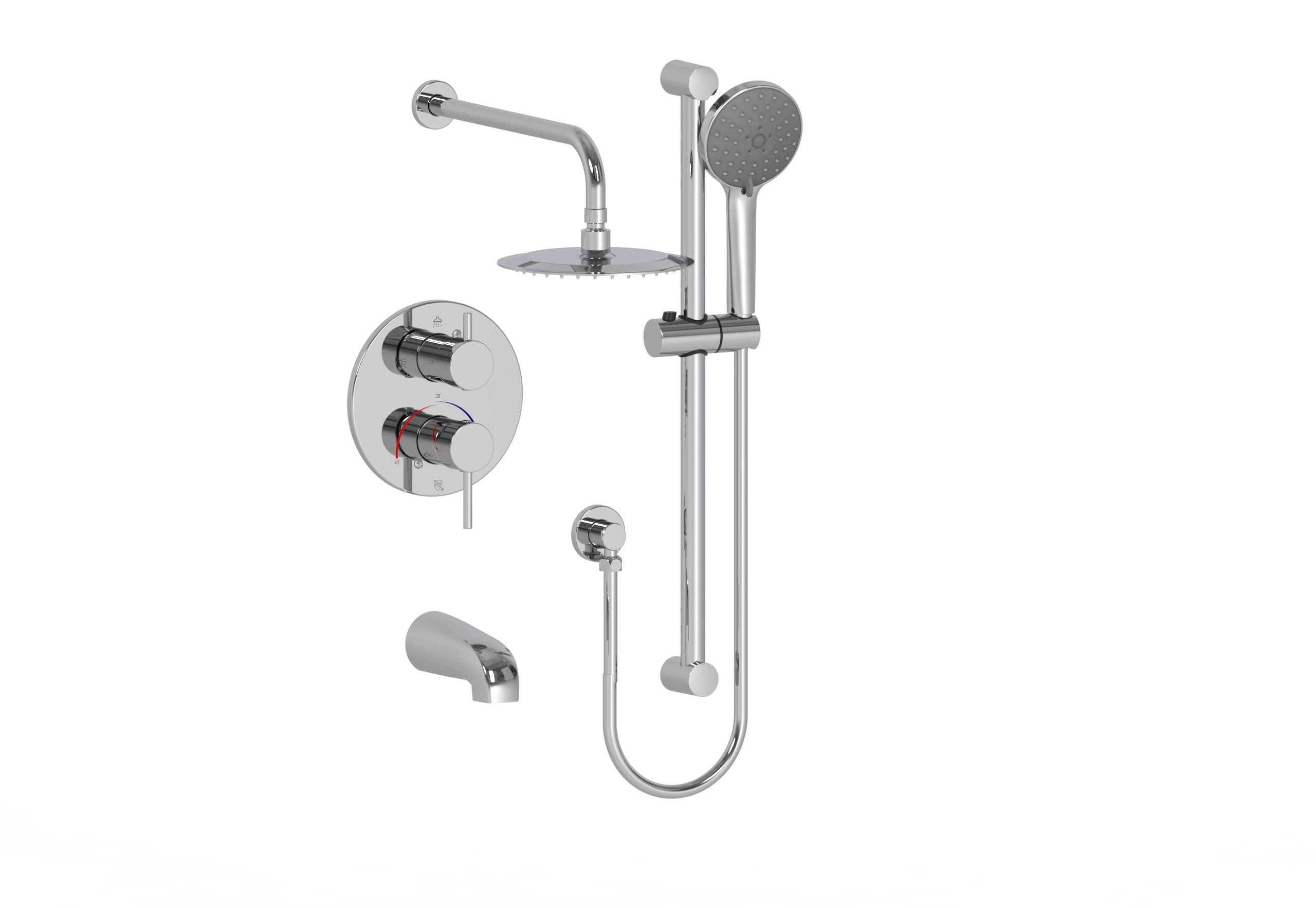 Complete Shower Kit BT083R