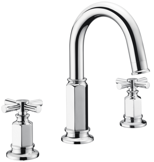 Bathroom 8-Inch Three-Hole High-Arc Faucet BS147