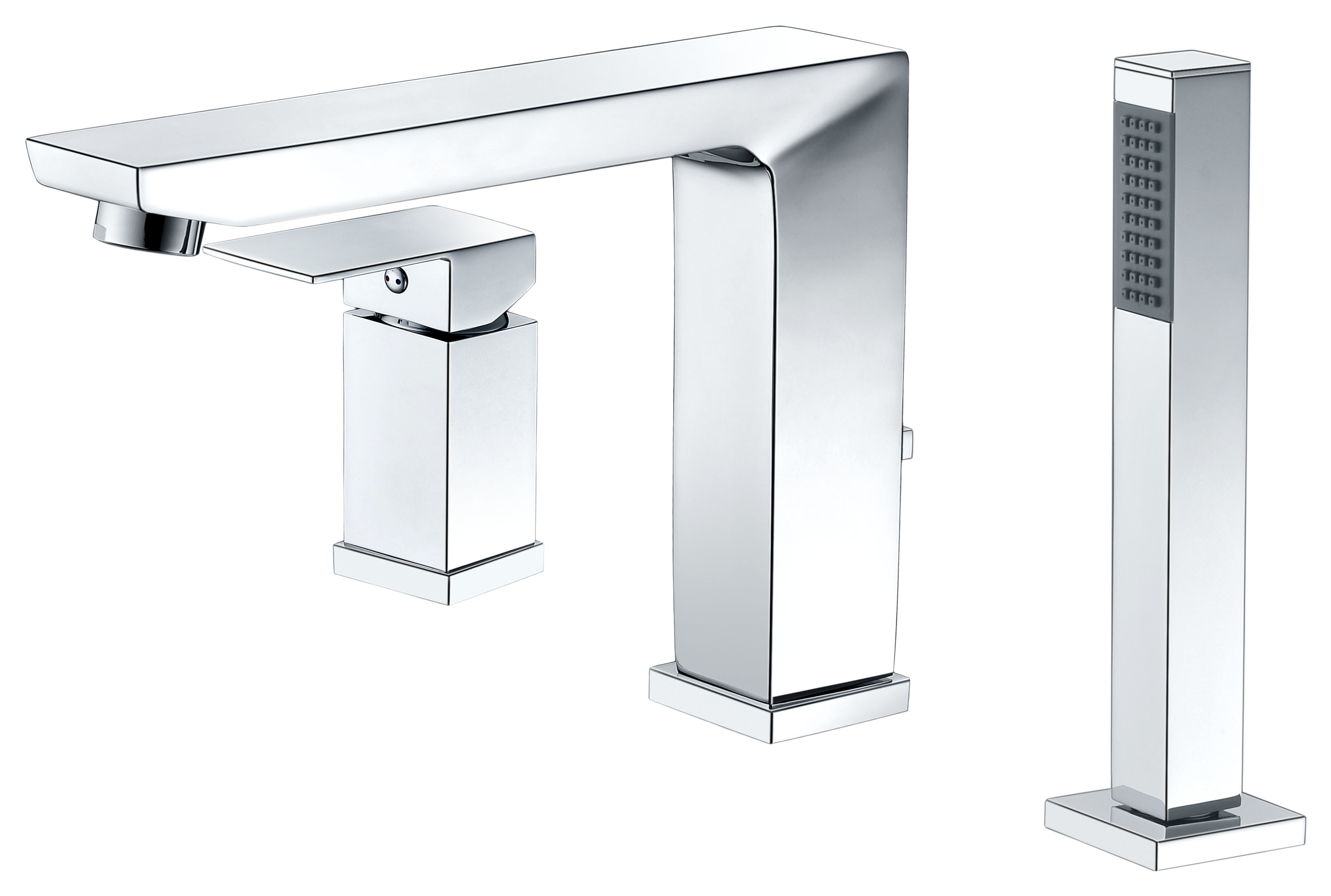 3PCS Bathtub Faucet With Hand Shower BT056
