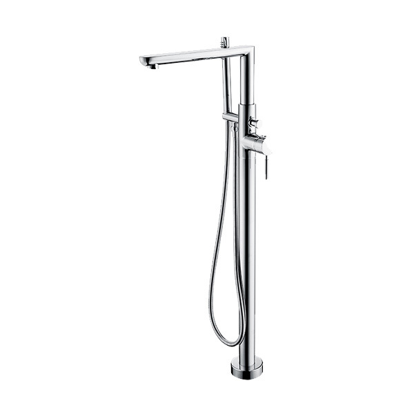 Floor Standing Tub Faucet With Hand Shower
