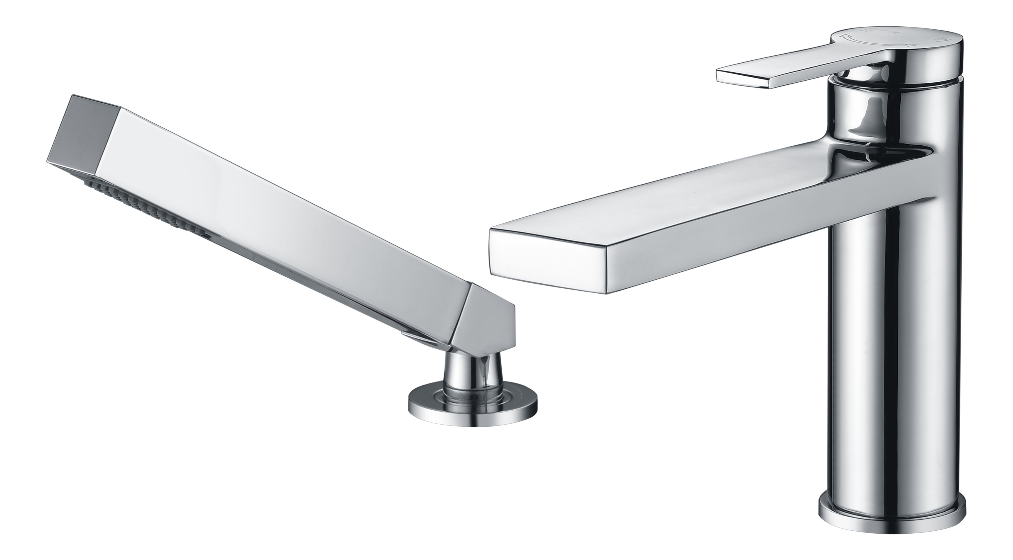 2 PCS Tub Faucet With Hand Shower BT074