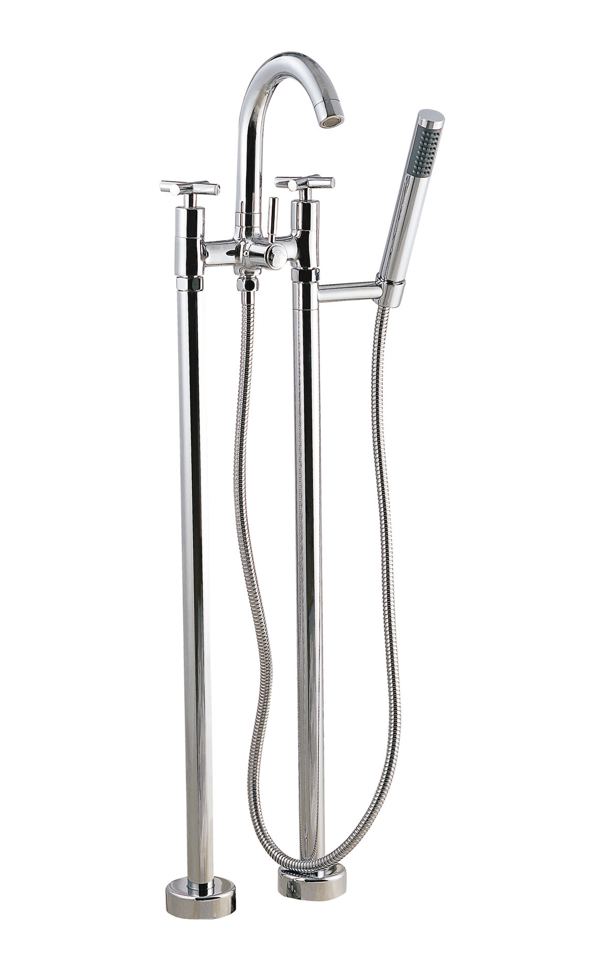 Floor Standing Tub Faucet With Hand Shower 1900