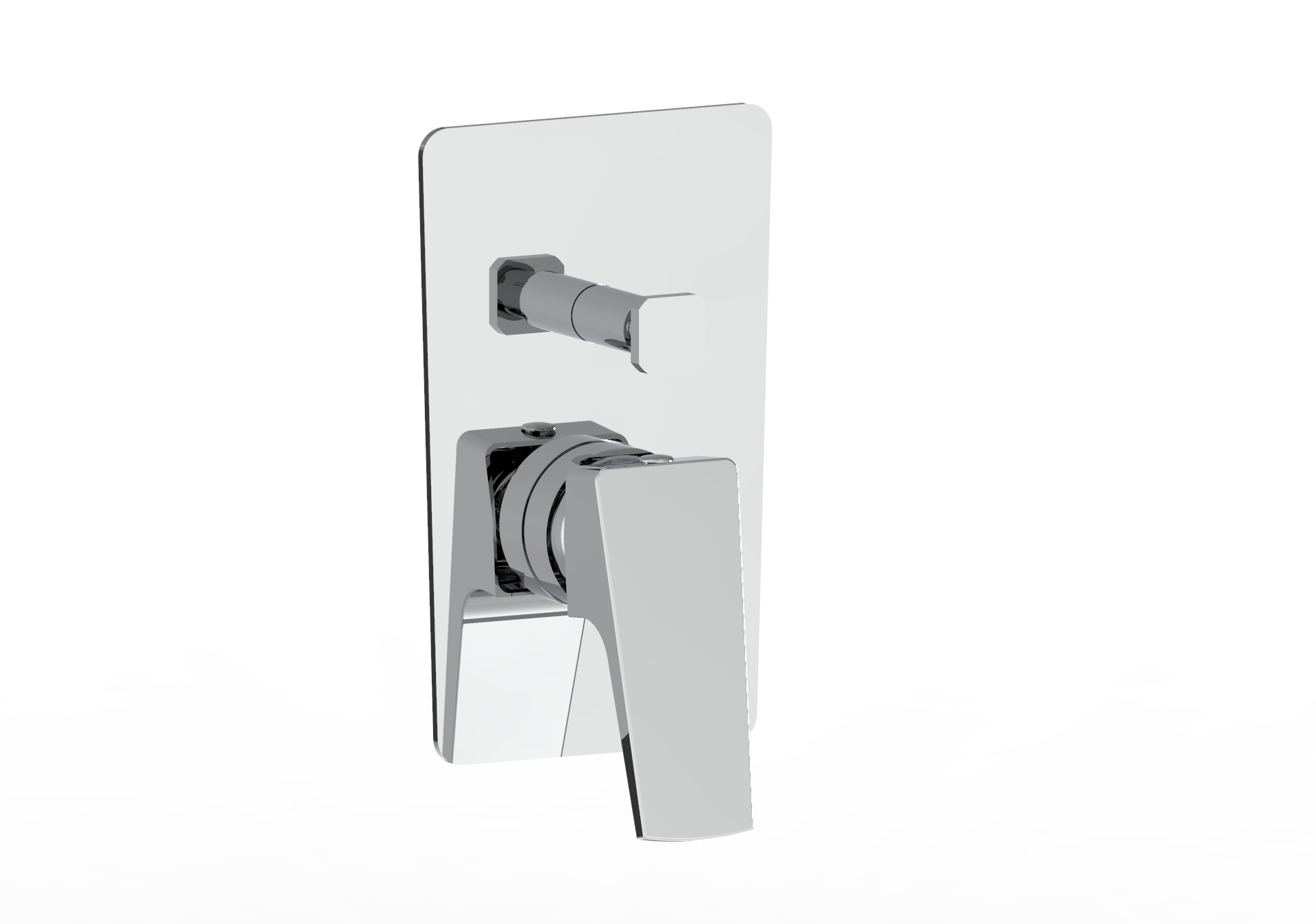 Square Valve Trim Kit / 4 Way Shower Diverter Trim  JX514D