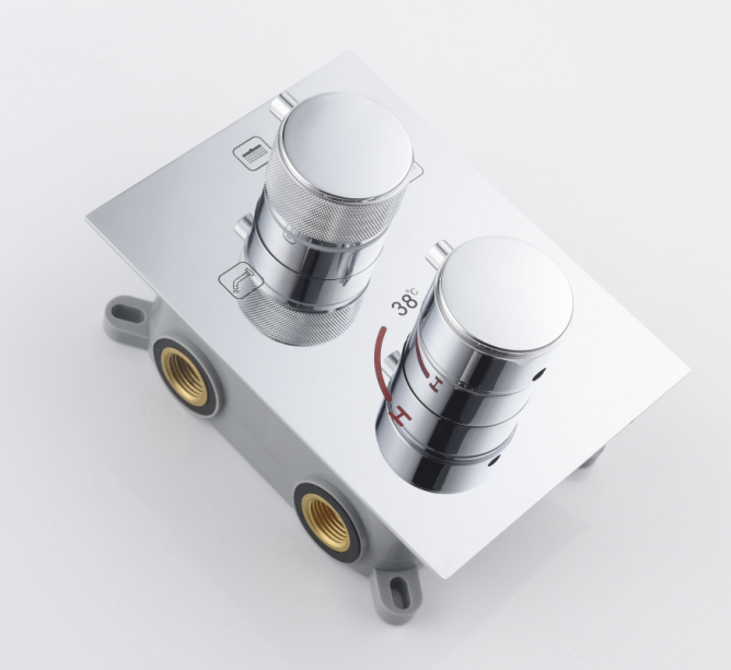 Square Valve Trim Kit / 4 Way Shower Diverter Trim  JX484