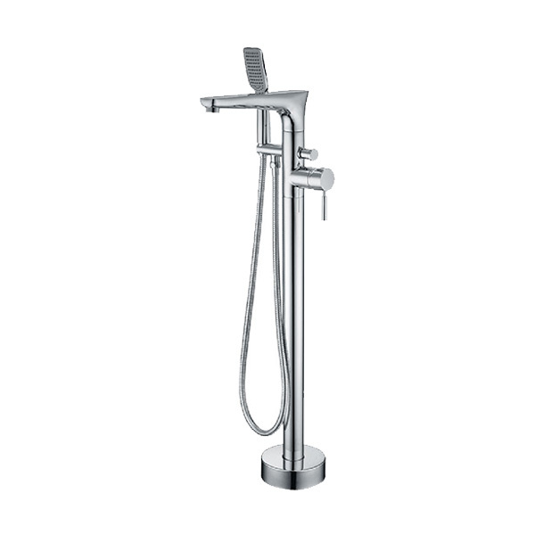 Floor Standing Tub Faucet With Hand Shower