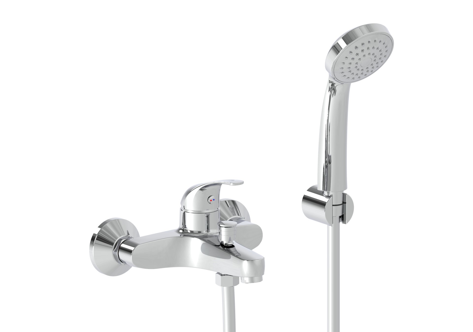 Wall-mounted Handheld Shower Head Set BT112