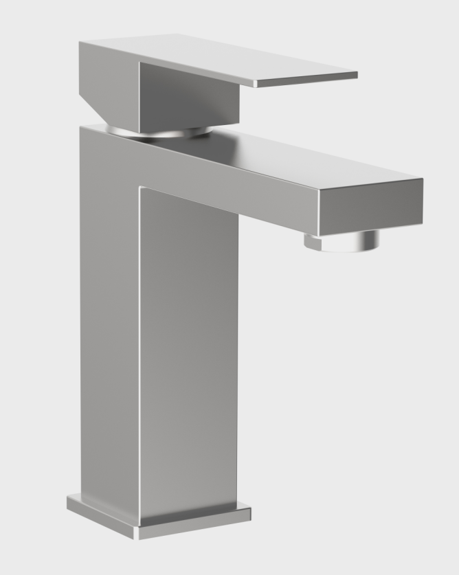 Solid Brass Single Handle Basin Faucet 1010SS