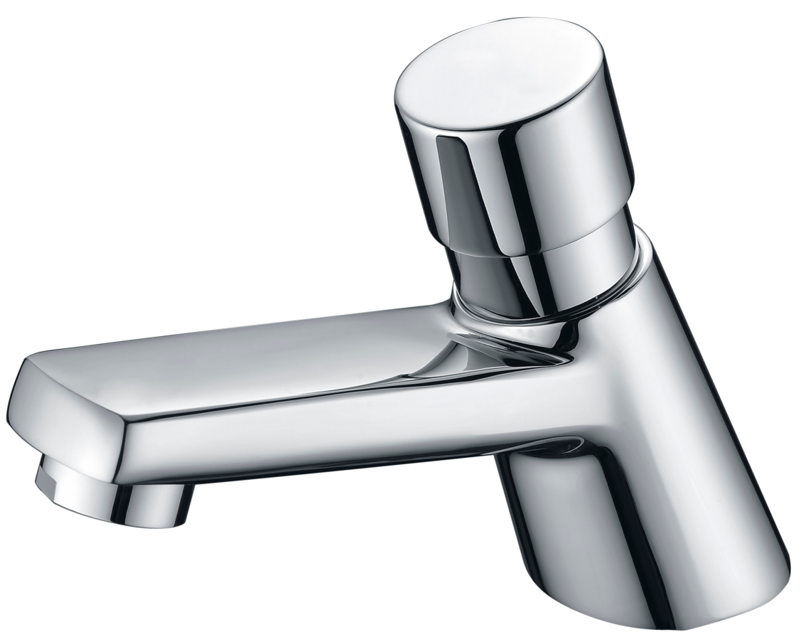 Solid Brass Basin Timing Tap W037-E12