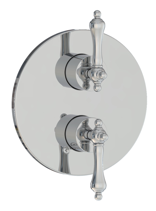 Round Valve Trim Kit / 4 Way Shower Diverter Trim JX425
