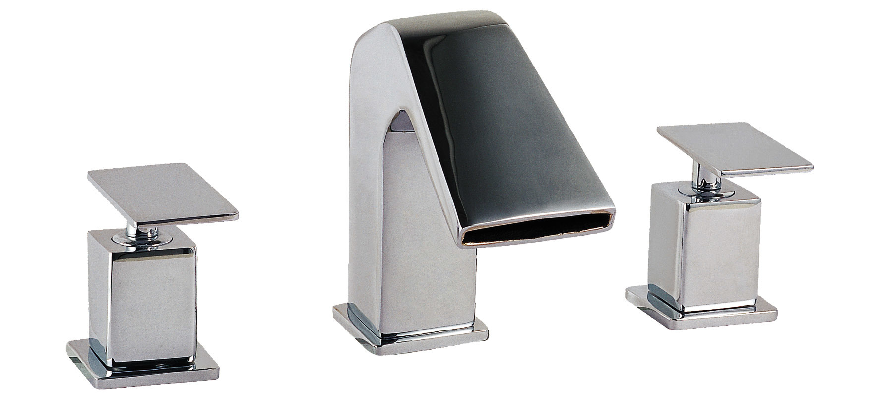 Bathroom 8-Inch Three-Hole Waterfall Faucet TS05