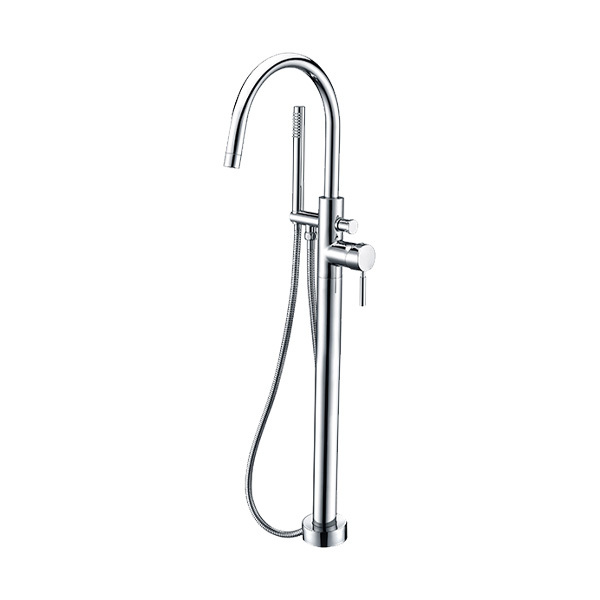 Floor Standing Tub Faucet With Hand Shower