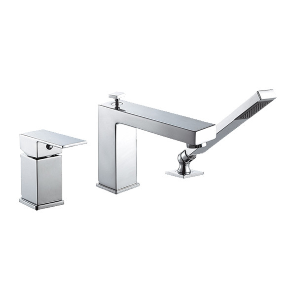 3 Pcs Brass Waterfall Bathtub Faucet
