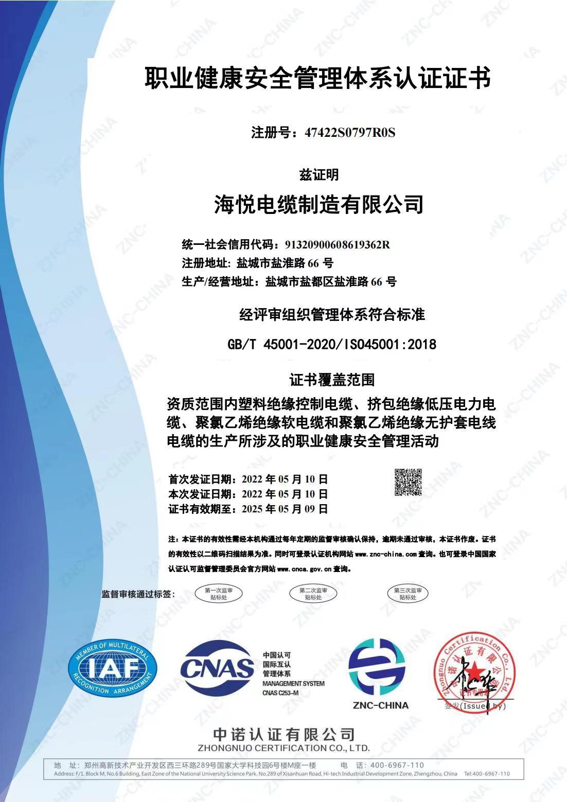 ISO Occupational Health and Safety ISO Occupational Health and Safety