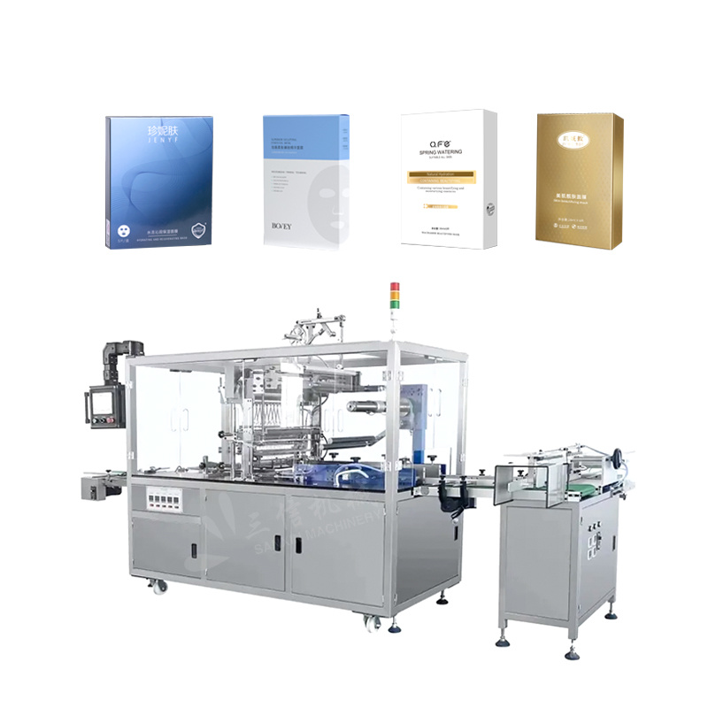 High-Speed Fully Automatic Transparent Film Facial Mask Packaging Machine