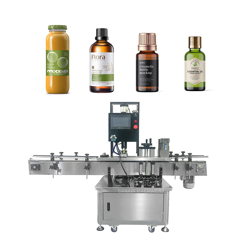 Fully  Automatic High-Quality Orange Juice Bottles Capping Screwing Machine