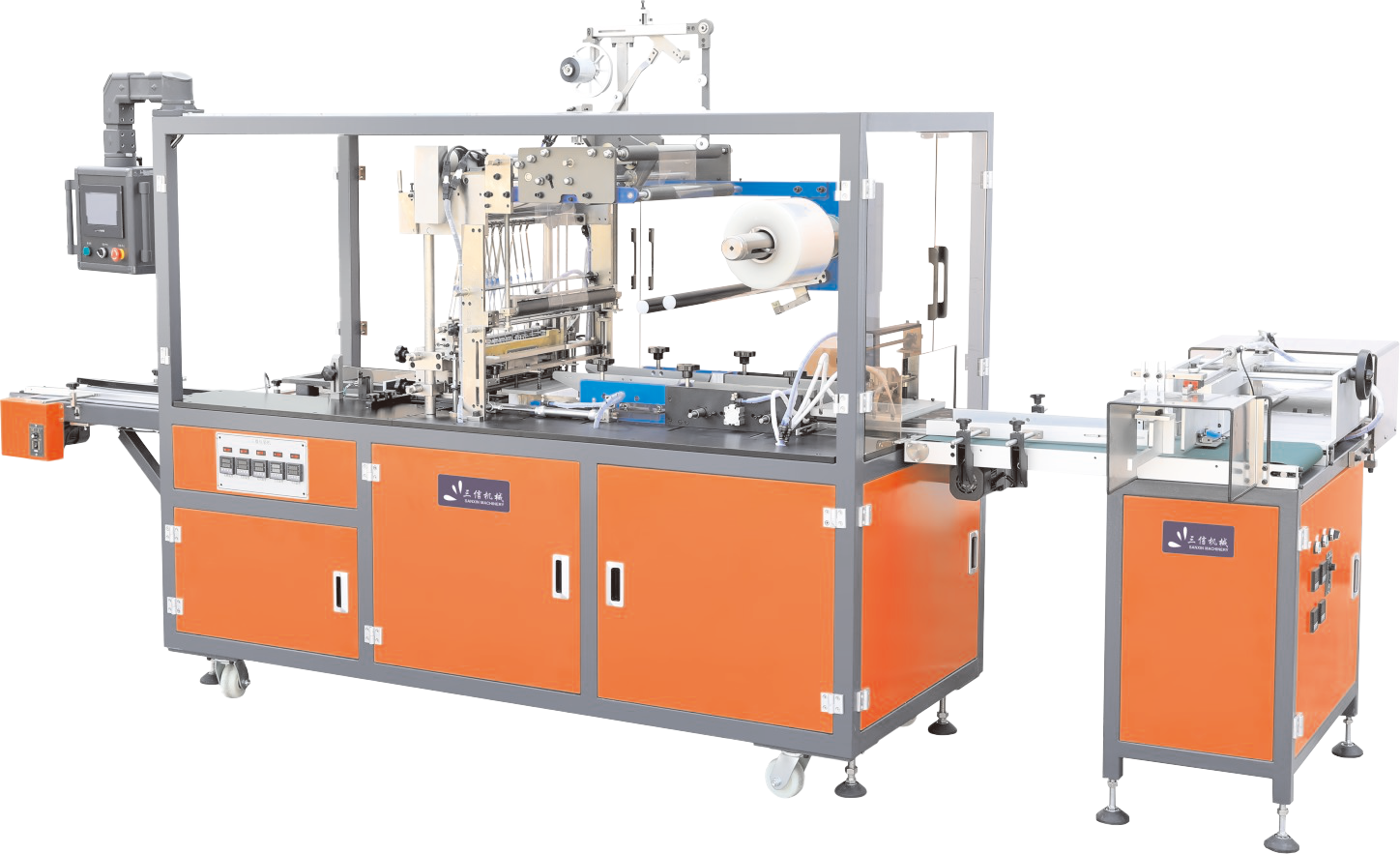 Transparent film three-dimensionalpackaging machine
