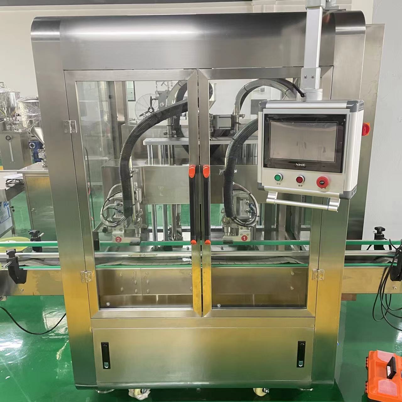Hot Selling Fully Automatic High-Performance Multi-head following Liquid Filling Machine