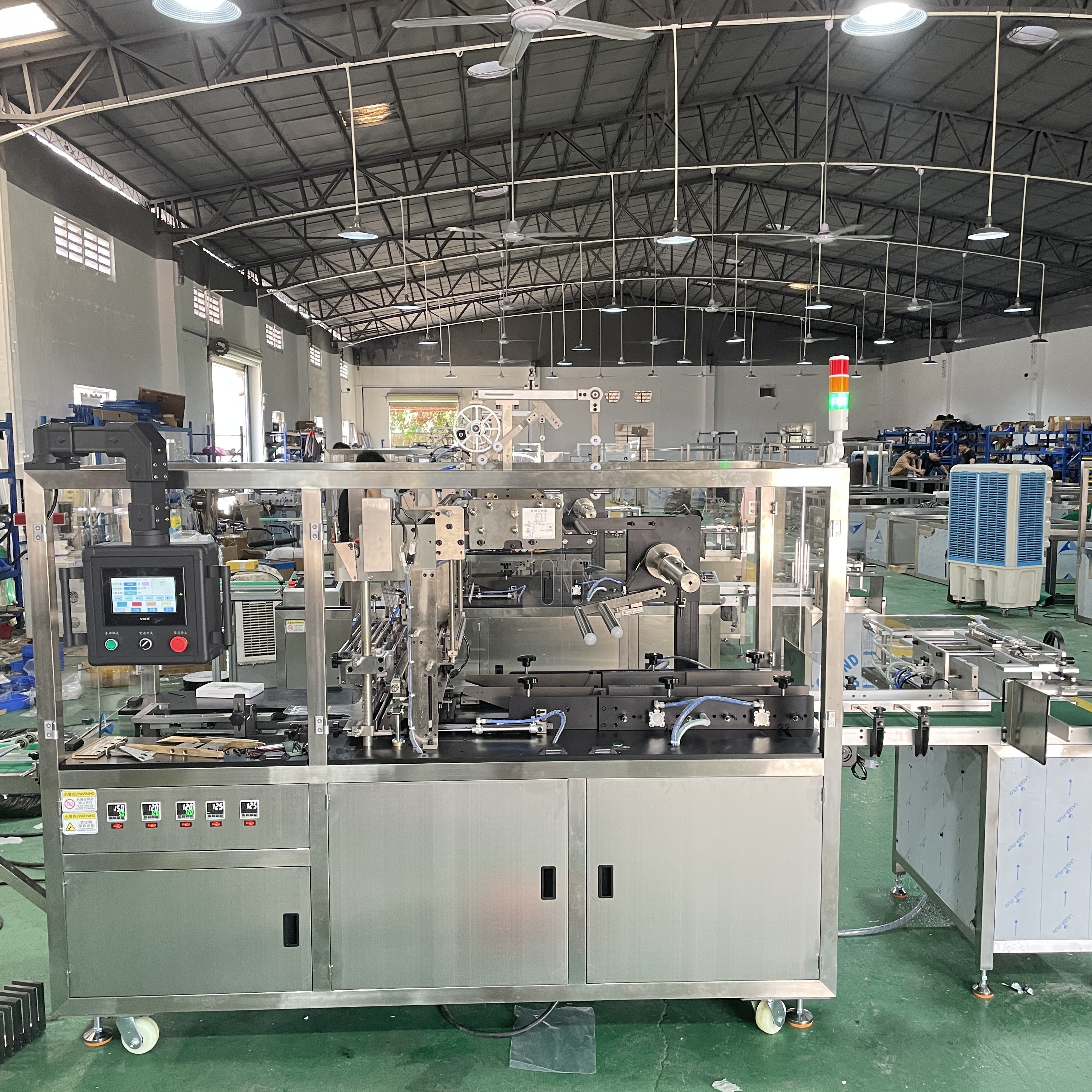 Fully Automatic Transparent film three-dimensional Tea packaging machine