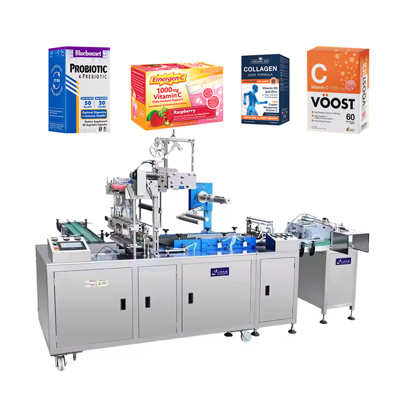 Automatic High-End Transparent Film Three Dimensional Skin Care Product Packaging Machine