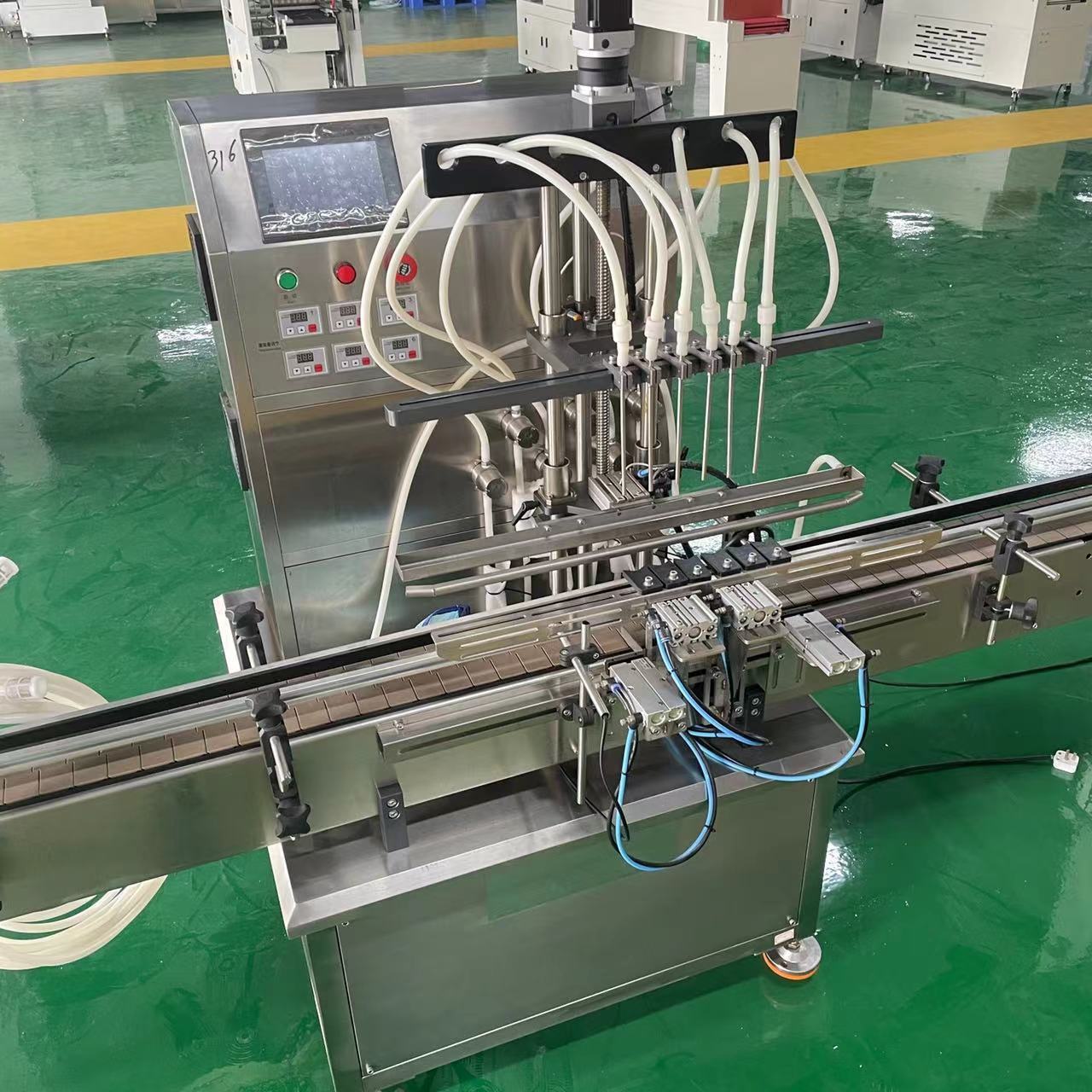 Automatic High-End Wash and Hair Care Products Multiple-Head Filling Machine