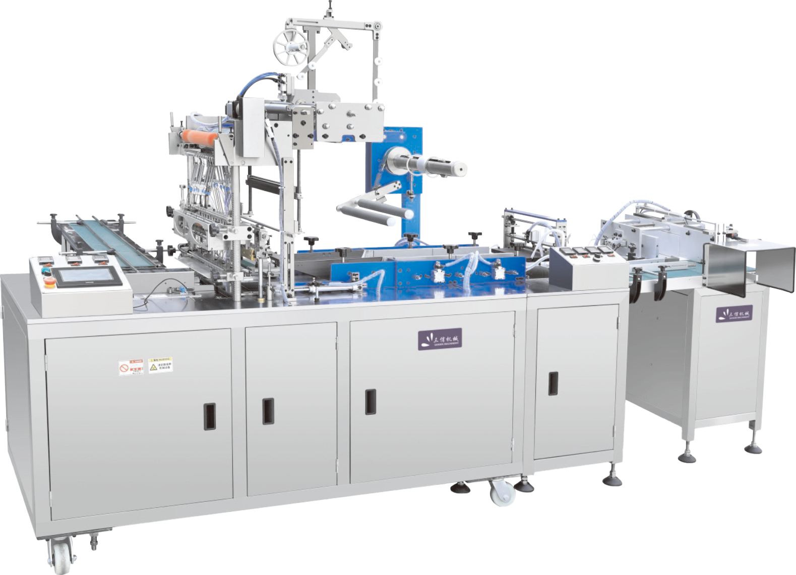 Transparent film three-dimensionalpackaging machine