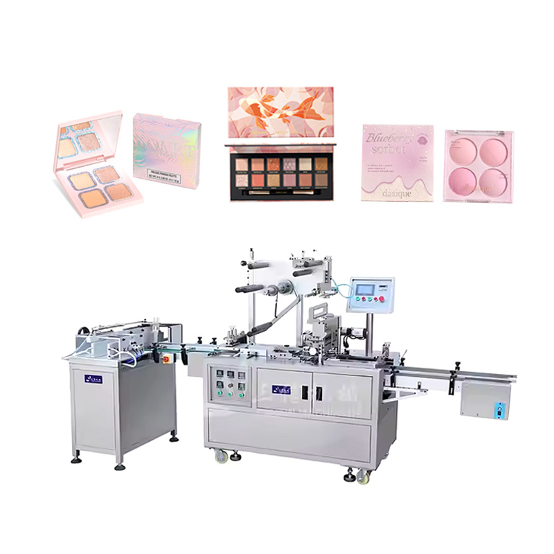 Fully Automatic High-End Eyeshadow Products Plastic Film Sealing Machine