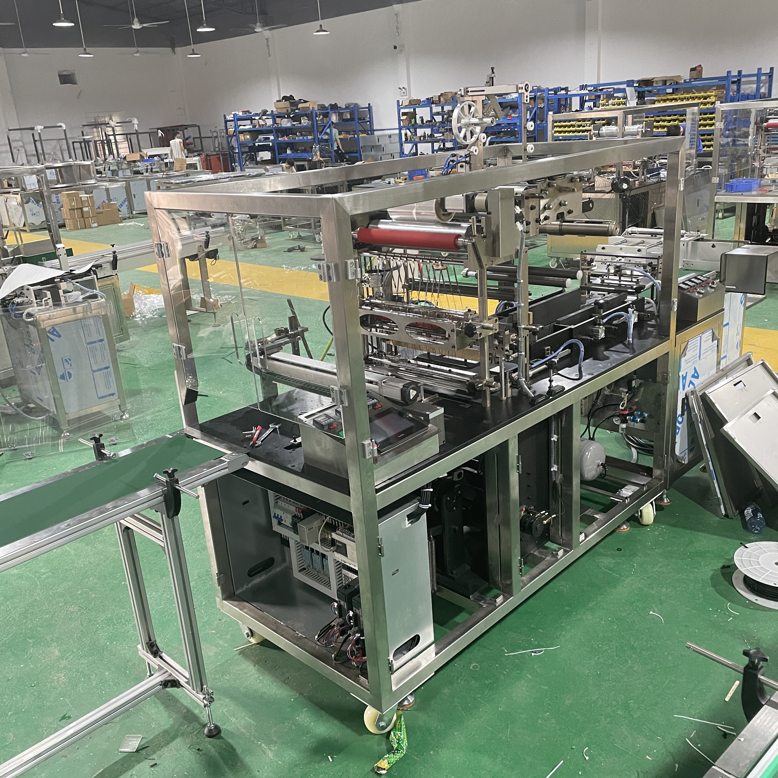 Fully Automatic High-Speed Transparent Film Three-Dimensional Packaging Machine