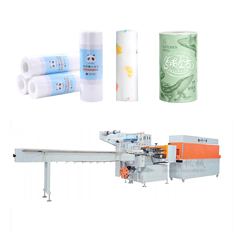 High-Speed Transparent Film Kitchen Paper Pillow Packaging Machine