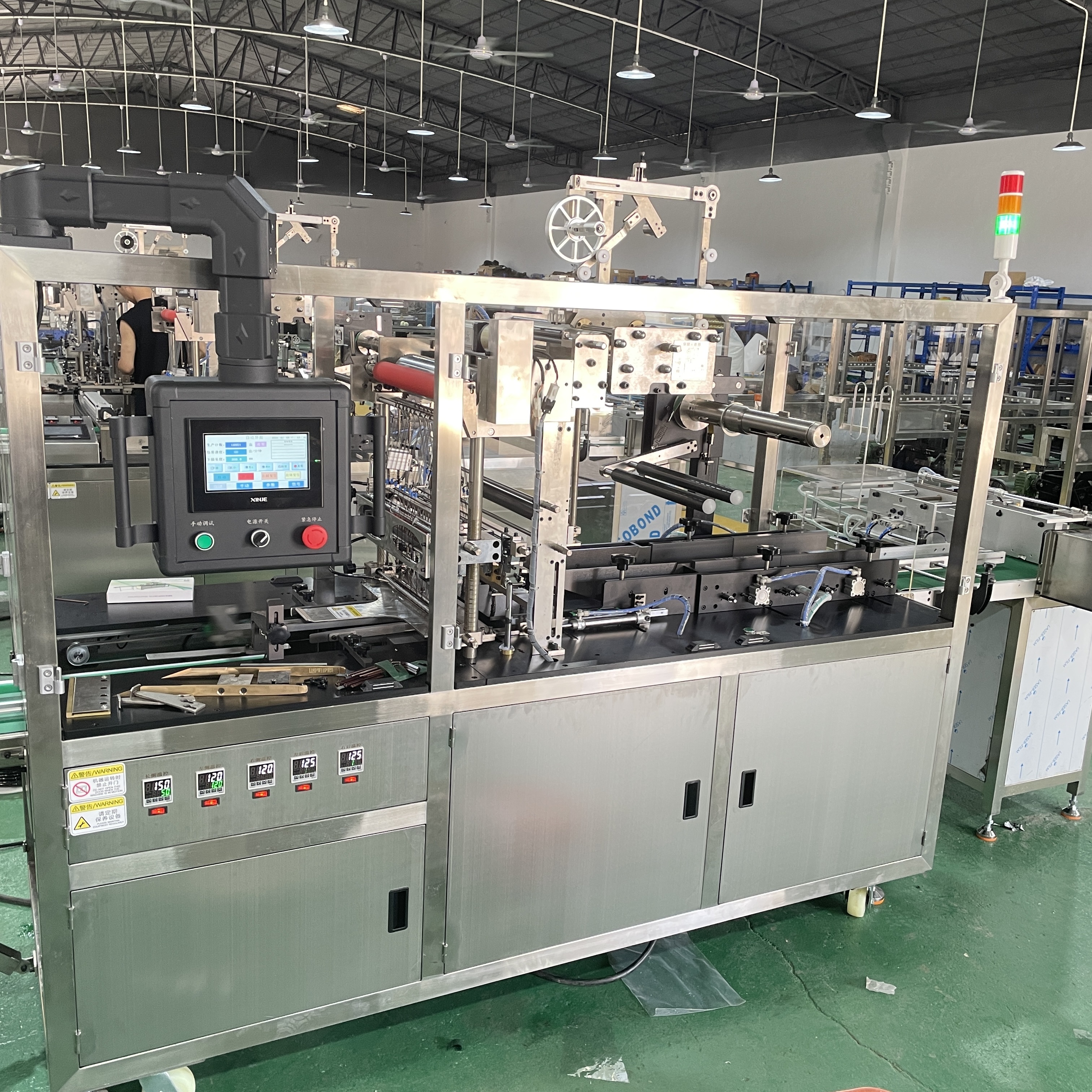 Fully Automatic Transparent film three-dimensional Tea packaging machine