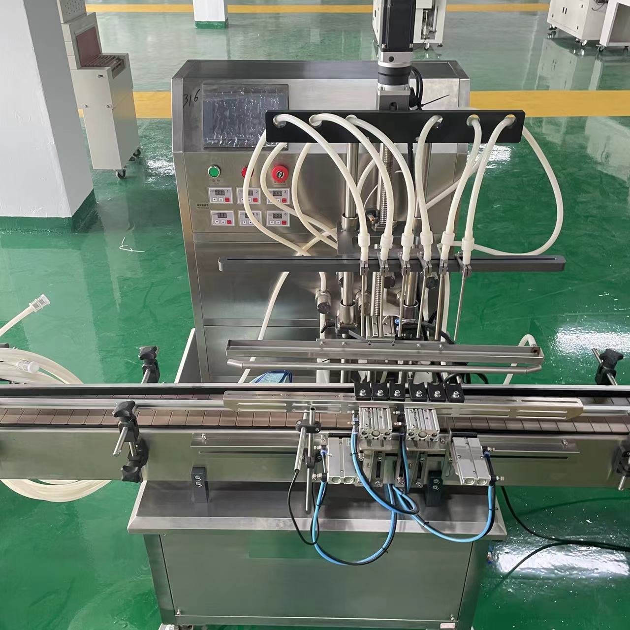 Automatic High-End Wash and Hair Care Products Multiple-Head Filling Machine