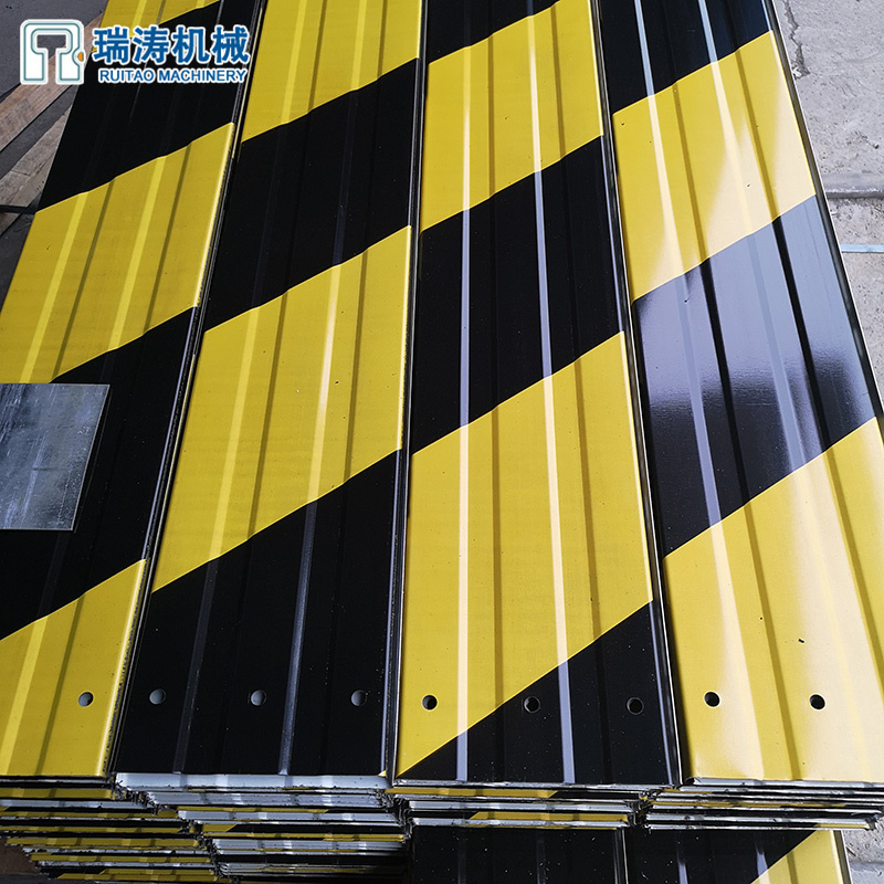 Powder-Coated Baseboards (Yellow-Black, Red-White)